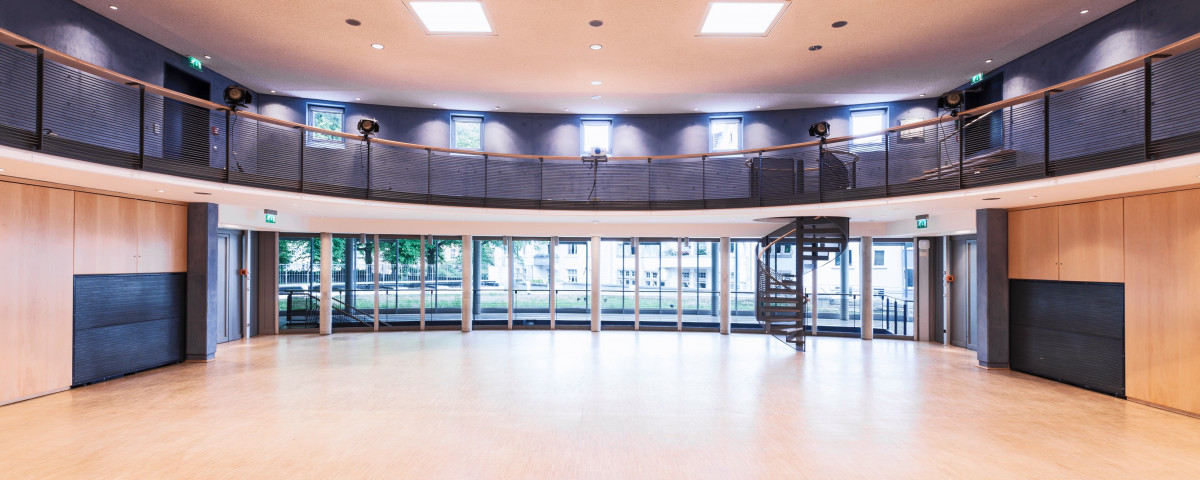 Der Rosensaal ohne Bestuhlung.